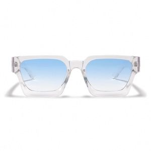 Clear Sky Blue Large Mens Tint Top Quality Retro Summer Hip Hop Sunglasses